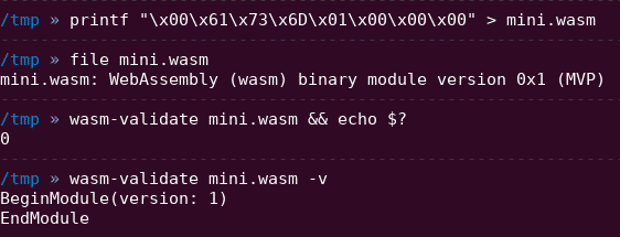 wasm webassembly minimal module training patrick ventuzelo security