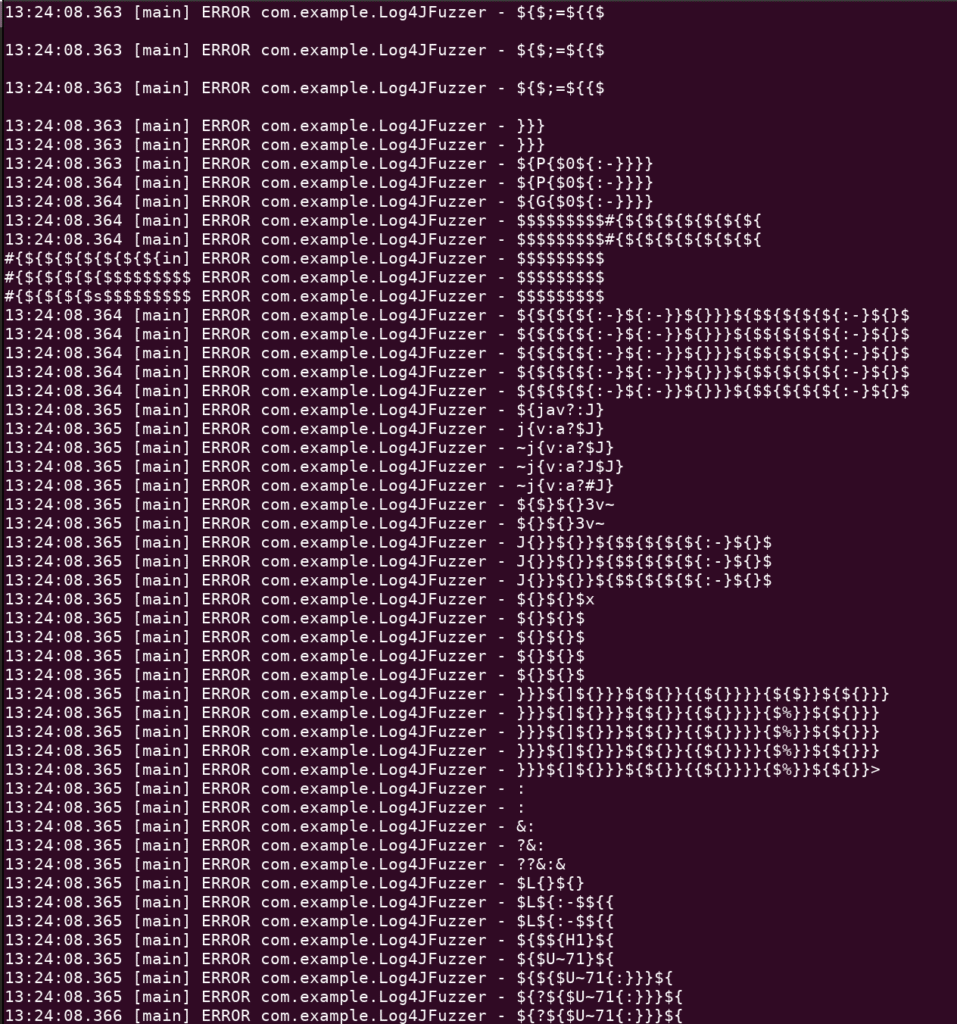 log4j log4j2 rce log4shell java fuzzing library fuzz testing jazzer code intelligence harness log