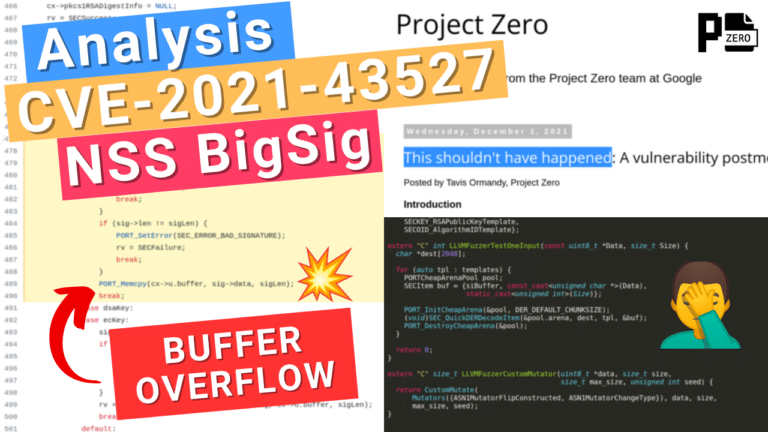 mozilla nss BigSig buffer overflow google project zero