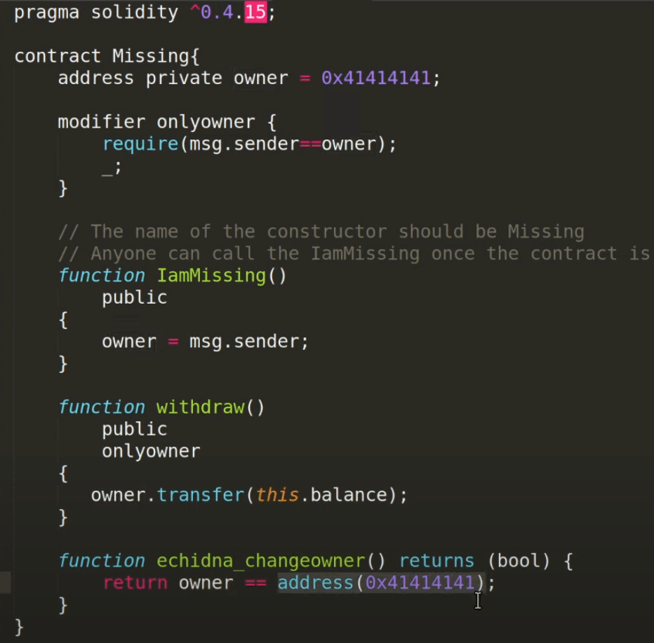 Fuzzing Ethereum Smart Contract using Echidna evm solidity Blockchain Security fuzz testing solc