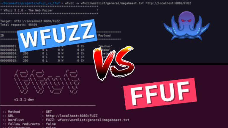 wfuzz ffuf faster web fuzzer fuzzing bug bounty