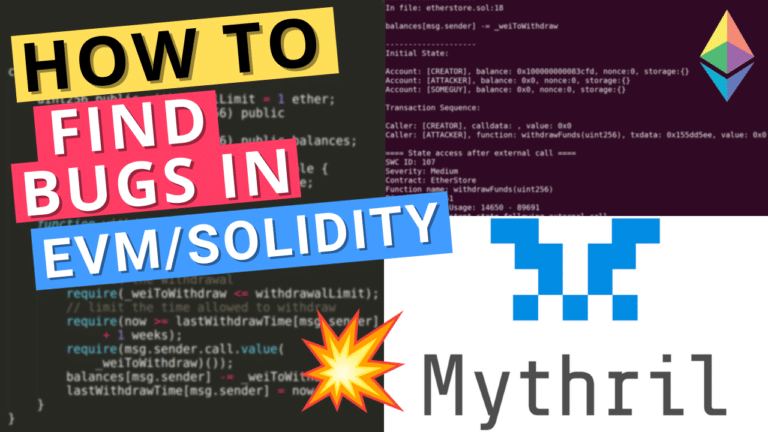 ethereum evm solidity audit mythril echidna crytic eth smart contract